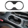 A87Q-Car Carbon Fiber ABS Gear Water Cup Frame Cover Trim for Ford Ranger 2015- Car Interior
