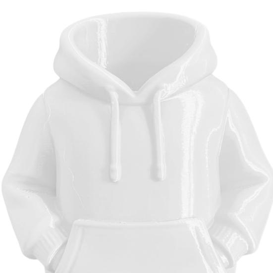 3D Printed Hoodie Pen Holder, Sweatshirt Shape Desk Organizer, Creative Storage for Pens, Makeup Brushes, Office Supplies