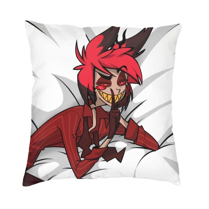 Funny Cartoon Comics Tv Helluva Boss Throw Pillow Case Decoration Custom Square Cushion Cover 40X40 Pillowcover For Living Room