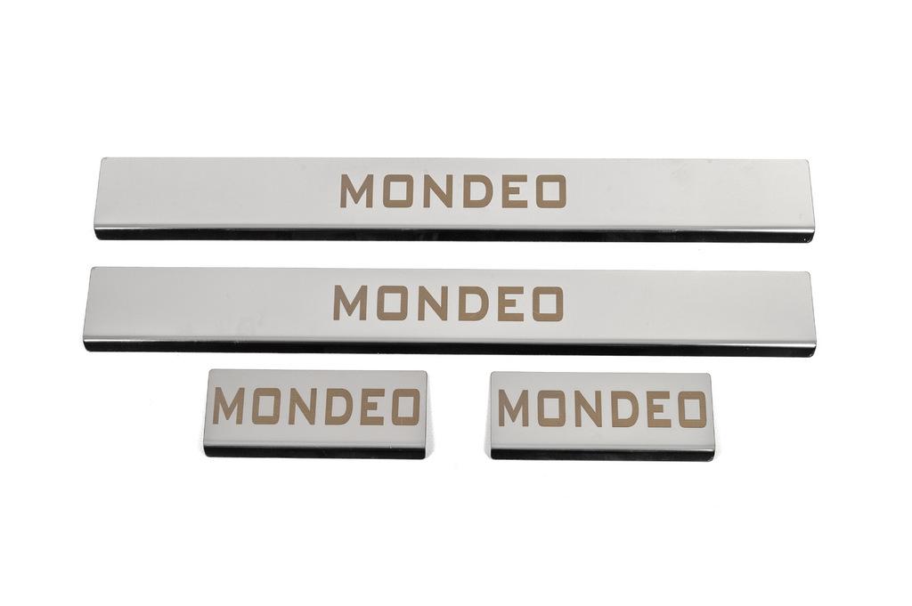 

Door sill trim (4 pcs, stainless steel) for Ford Mondeo 2014-2022