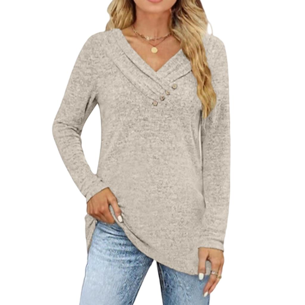 Women's Fashionable Long Sleeve Elegant Commuting And Casual Top