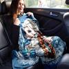 1pc Elsa Printing Blanket - Soft, All-Season Throw for Living Room, Bedroom,Personalized Gift with Adorable Cartoon Design