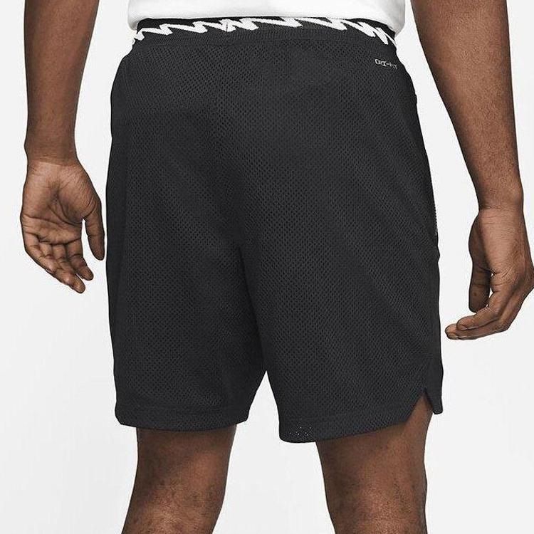 Jordan Dri-FIT Zion Mesh Basketball Sports Letter Print Quick Dry Breathable Shorts Men Shorts Black DH0597-010