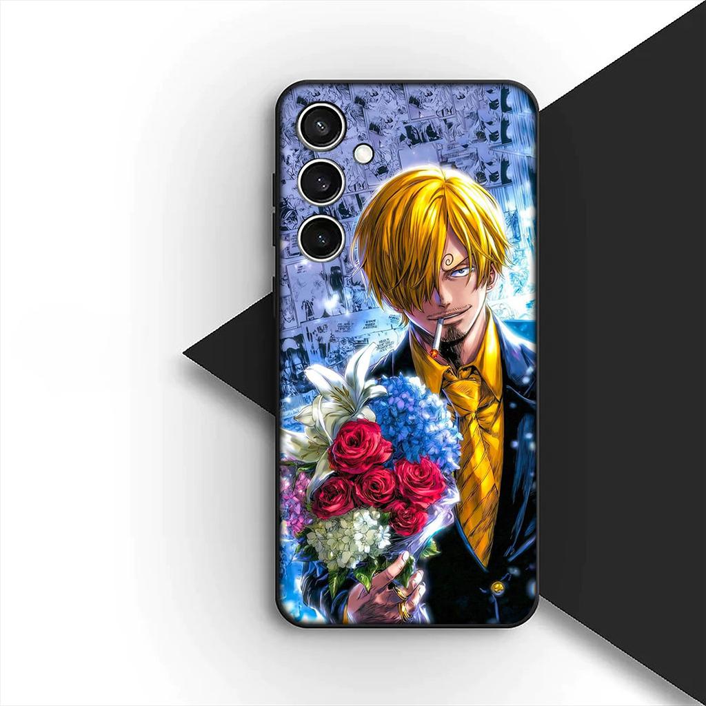 Cover for Samsung Galaxy A35 A36 A55 A26 A05 A06 A14 A50 A51 A53 A54 A12 A13 A23 Phone Case Sanji Roronoa Zoro One Piece Luffy