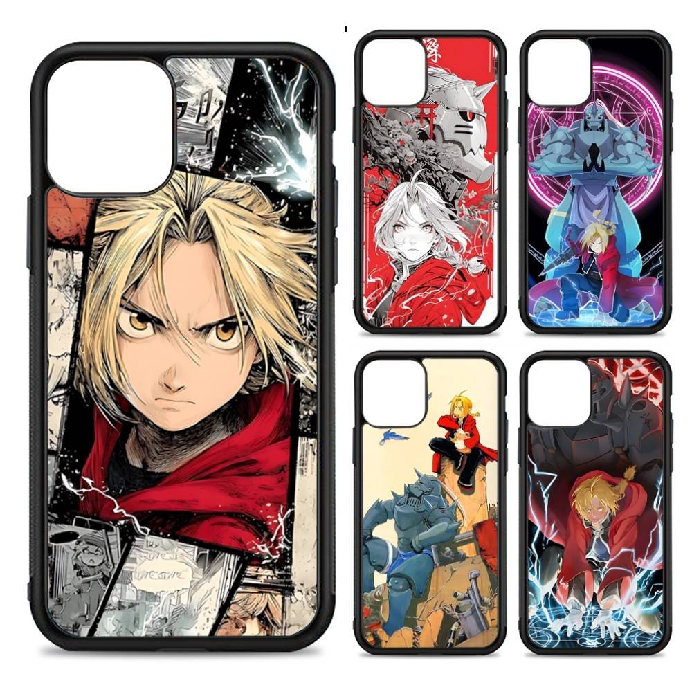 Anime F-Fullmetal A-Alchemist Handyhülle Für IPhone 17 16 15 14 13 Plus 12 11 Pro Max PC+TPU Hüllen Rückseite