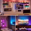 5V RGB Flexible LED Strip Lights, Color Changing Atmosphere Tape Light with 44 Keys Remote for Bedroom Indoor Home Decoration