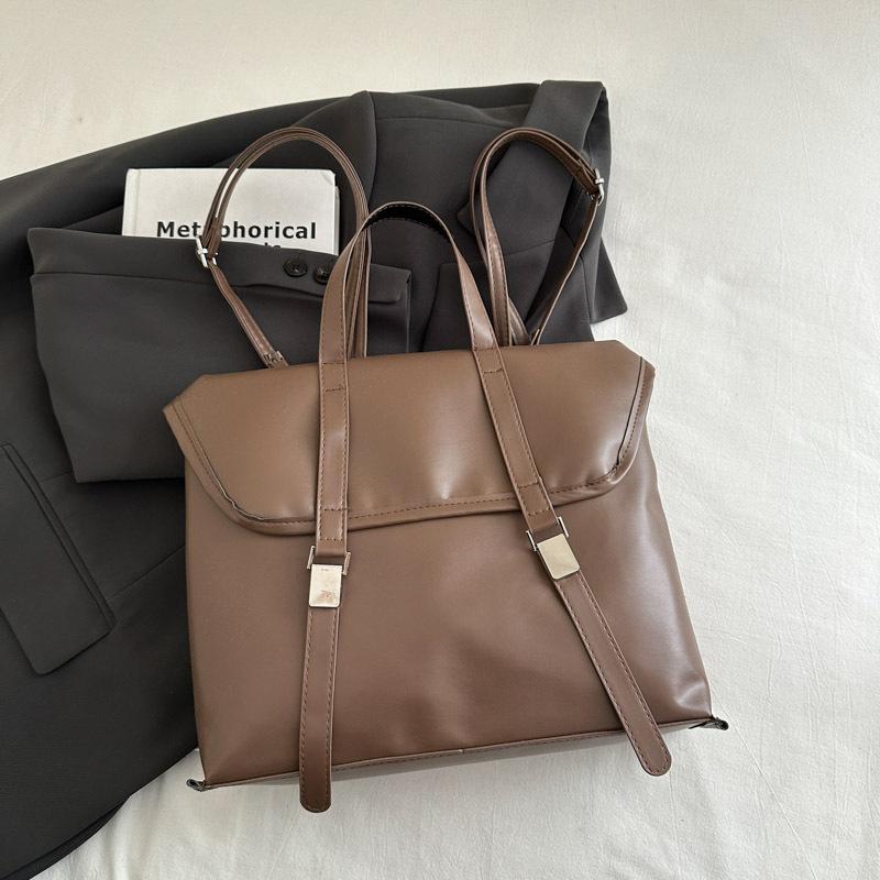 

Сумка 2025 зима новая сумка-тоут, рюкзак большой вместимости, женская ретро сумка через плечо, сумка-мессенджер женская