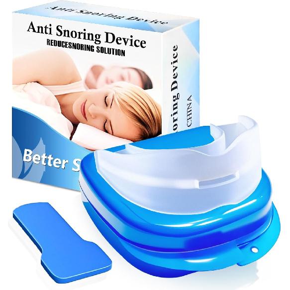 2024 Anti Snoring Device-Anti SnoringMouthpiece Device Mouth Guard - EffectiveAnti Snore Solution for Men and Women -Customizable Adjustable 1 Pack
