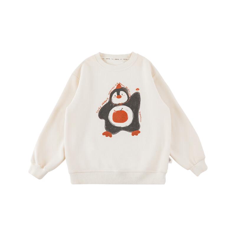 Girls  Winter Cartoon Print Long-Sleeve Sweatshirt 110