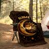 Celestial Sun Moon Outdoor Customize Your Name Blanket Comfortable Soft Lightweight Allseason Multipurpose Blanket For Travel Camping Picnics Sofa