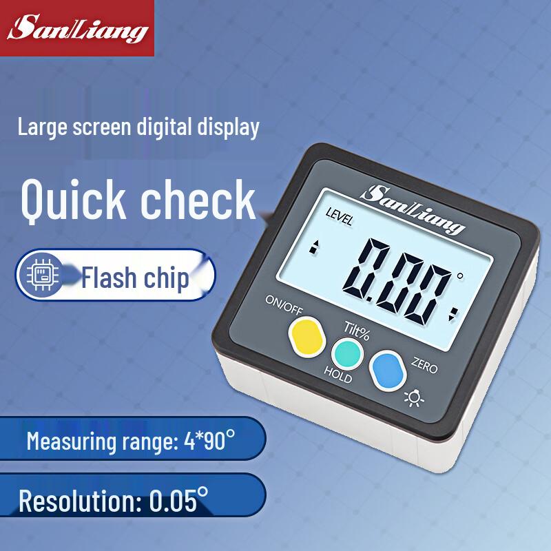 Sanliang High-Precision Digital Inclinometer & Angle Gauge