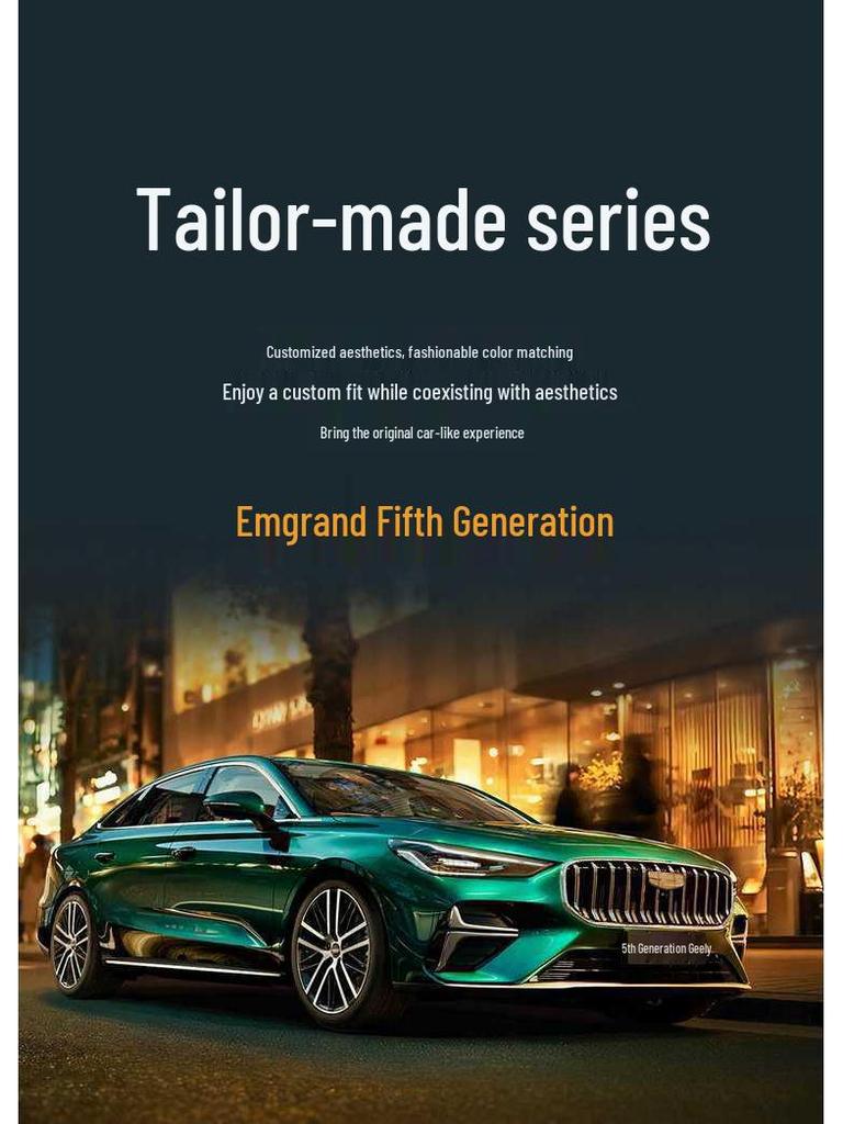 Luxurious All-Season Seat Covers for 2026 Geely Emgrand: Full Coverage, Dedicated Fit.
