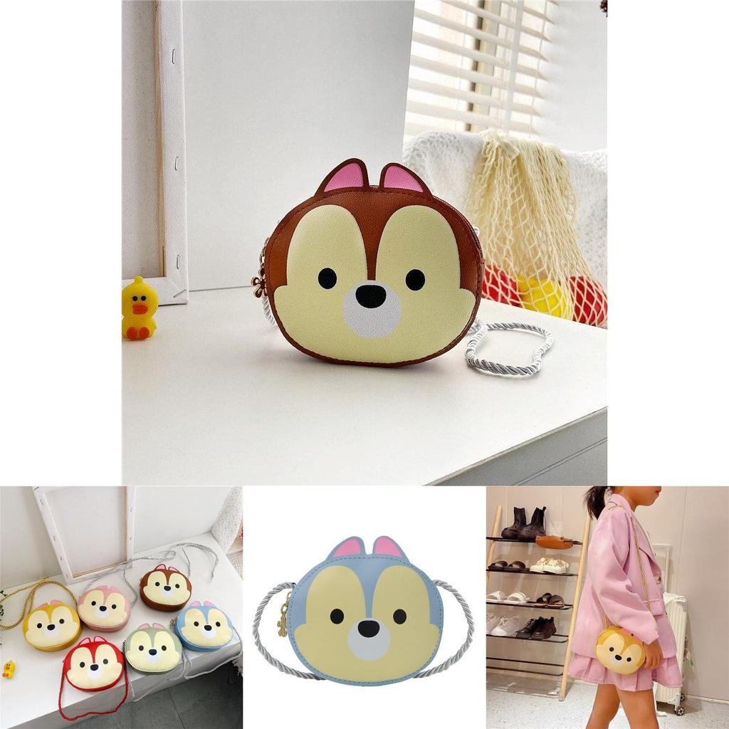 Kids Small Shoulder Bag Pu Leather Compact Crossbody For Daily Use