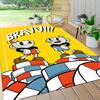 1 Stück Cuphead Mugman Abenteuer Teppich Teppich Anpassbar Weich Waschbar Rutschfest Zuhause Wohnzimmer Sofamatten Personalisierter Teppich 0917249