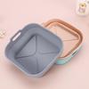 High-Temperature Resistant Foldable Silicone Air Fryer Pan with Handle