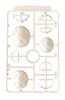 PM Office A Plastic Accessory 05 Head Accessory for Plastic Models MS059 White