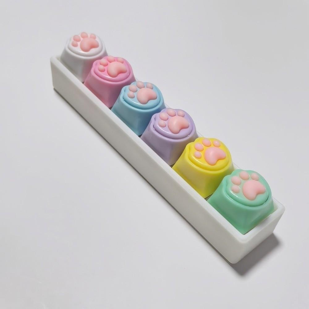 Key Button Fidget Keychain Keycap Clicker Toy Pendant Funny Pinch Toy  for Adult&Kids