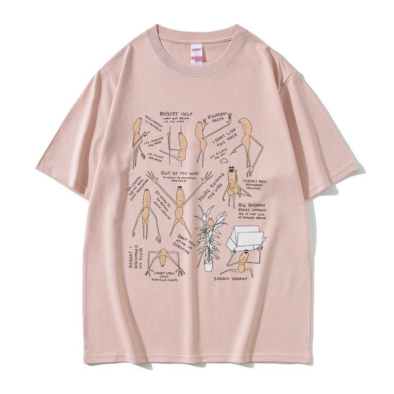 Ich mag dieses Rock T-Shirt nicht Lustiges Marcus The Worm Meme T-Shirt Unisex Damen Lässig Übergroß Vintage Baumwolle Kurzarm T-Shirts