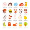 Wooden Animal Bead Threading Toy Preschool Lacing Beads Set Screen-Free