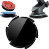 Mirhua Suction Cup Curved Surface Strong Car Adhesive No Hexagonal Dashboard Car Suction Cup Base, Compatible, Adhesive, Mount, Pad, Residue, Design,