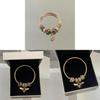 Fashion Bee Bangle Brass Plated Adjustable Jewelry For Women Gift Idea