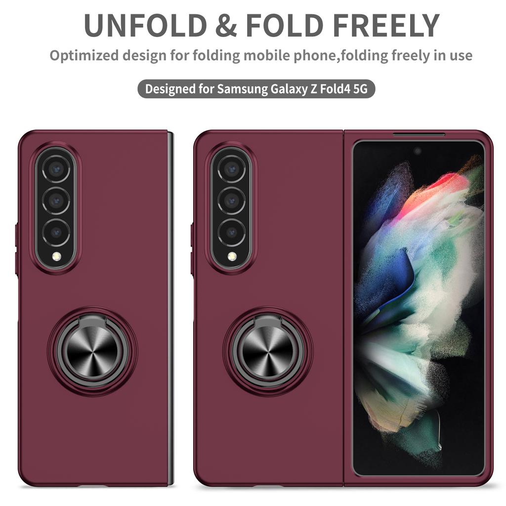 Anti -Drop Fashion Folding Case For Samsung Galaxy Z Fold4 5g Fold 4 Fold3 Fold2 Fold 2 3 Matte Feeling Hard Cover