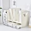 Office Desktop Organizers and Accessories Desk Book Stand with 3 Sliding Drawer for Office Supplies
