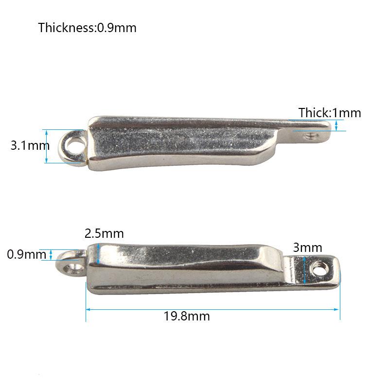 

10pcs Eyewear Spring Hinge With Case Glasses Easily Installed Flex Hinge Broken Spring Replacement Part