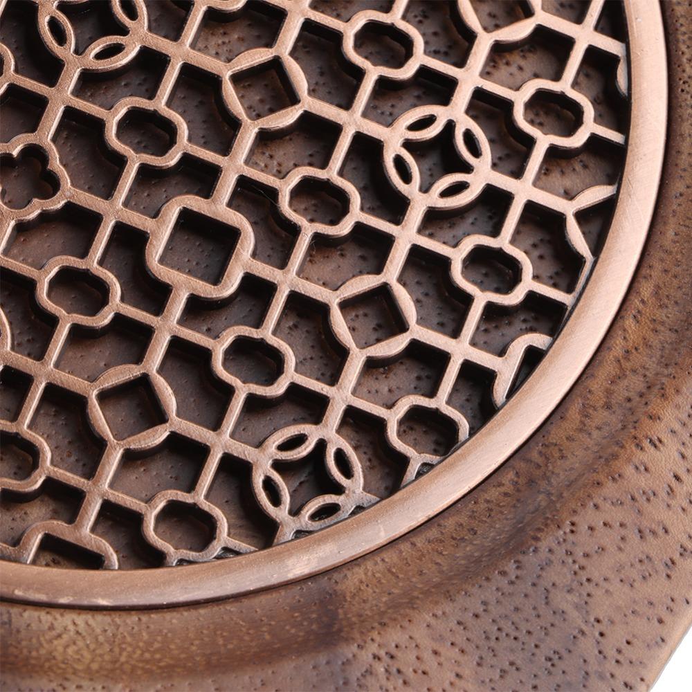 Square Shape Heat Insulation Coaster Wood Teapot Pad Walnut Teapot Mat  Tea Room Decor