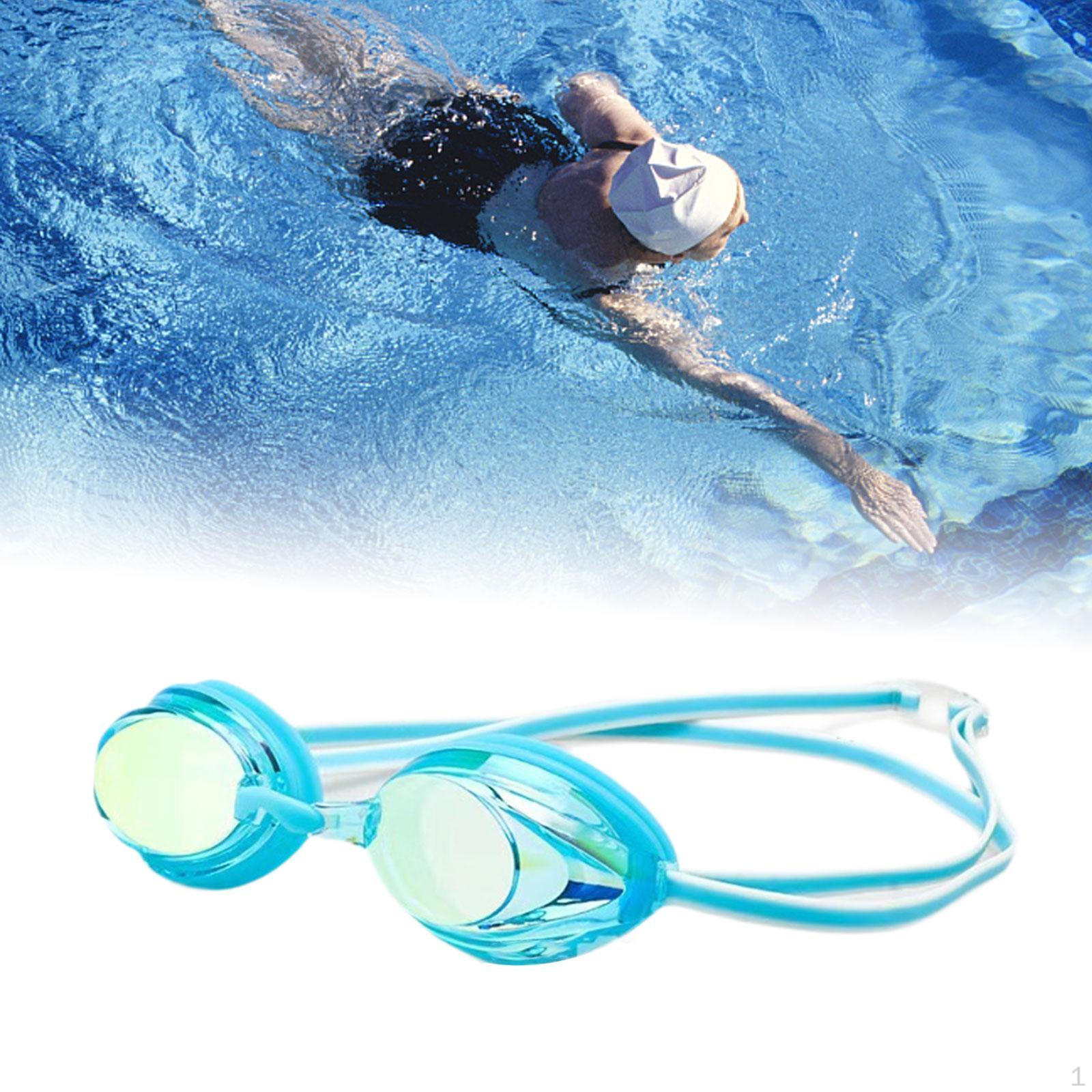 

Очки для плавания для взрослых Очки для плавания Пляжные водные виды спорта на открытом воздухе светло-синий