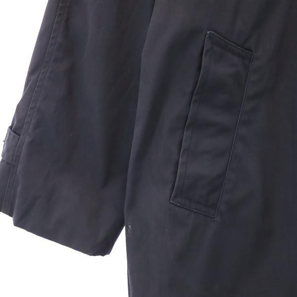 US ARMY 80s DLA Stainless Collar Coat Navy All Weather Coat Women Used