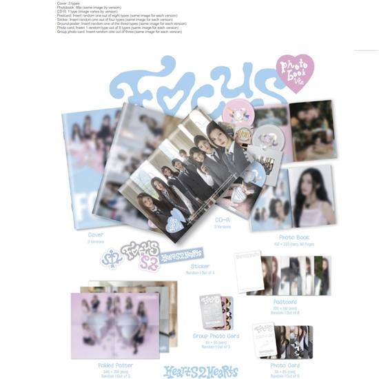 Hearts2Hearts 1. Mini-Album Album ?- ??FOKUS (Fotobuch Ver.) - Veröffentlichung  2025-10-20