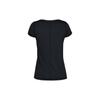 Under Armour HeatGear Armour Logo Print Crew Neck T-Shirt Women Tops Black 1328964-001