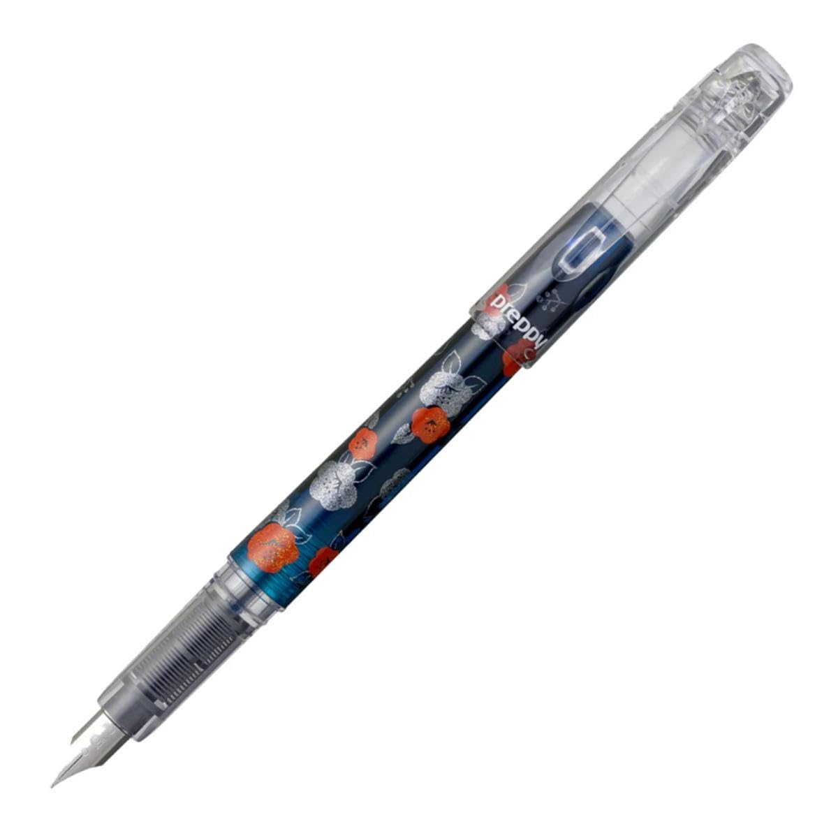 

PLATINUM Preppy перьевая ручка 3-я современная, тонкое перо, серия, PSQ-1300, дизайн маки-э, (#6 Камелия) чёрный