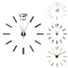 Wall Sticker Clock DIY Wall Clock For Home Office Adhesive Diameter 60cm Mini DIY Sticker Wall Clock Kit for Home Office Decor