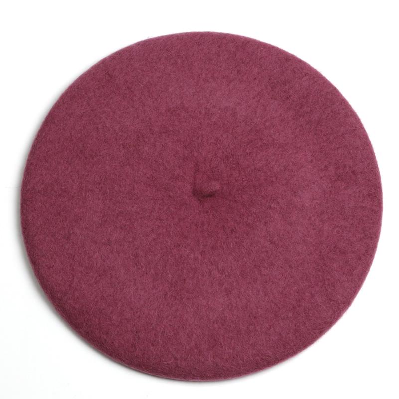 

Женский шерстяной французский берет с индивидуальным логотипом Осень/Зима 2021 One Size