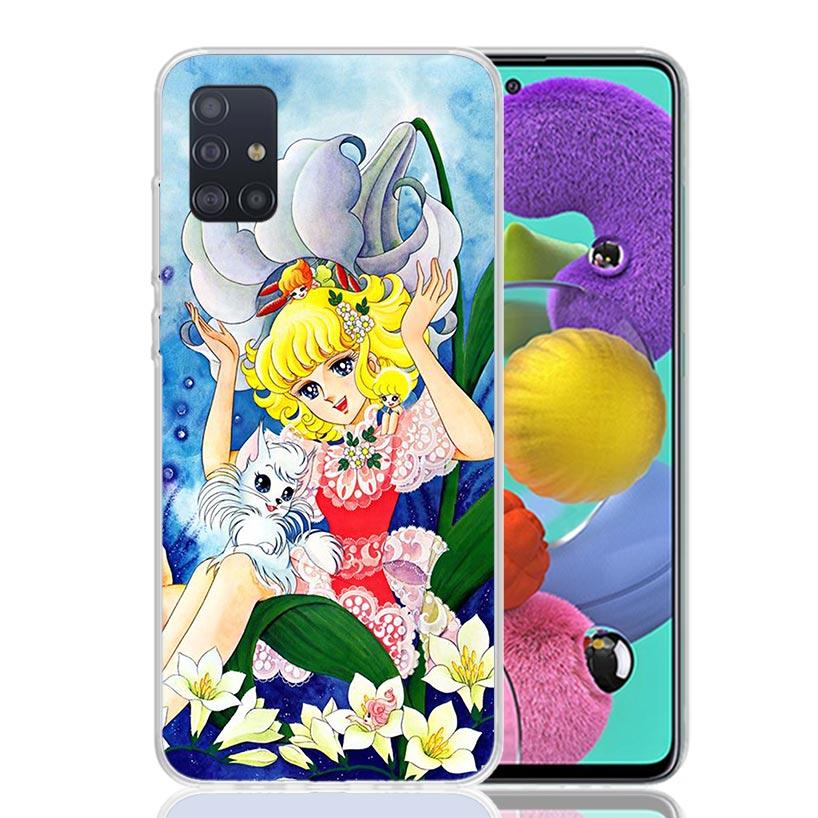 

Candy 90s Anime Phone Case for Samsung Galaxy A52 A51 A50S A12 A22 A32 A72 A10S A30S A31 A71 Note 20 Ultra 10 Plus S10 Galaxy A5 Samsung A52