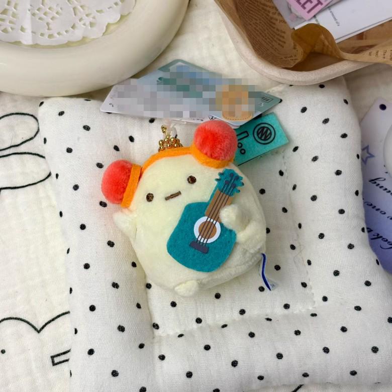 Animal Plush Dolls: Cats, Penguin, Pork Cutlet, and Bear. Hand-Held Bags & Charms