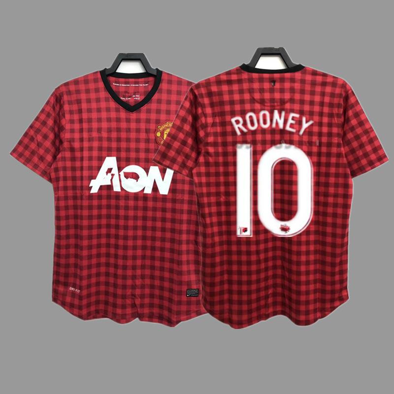 

Vintage jersey Rooney Giggs Coles Van Persie Irving classic nostalgic replica long short-sleeved football jersey XXL