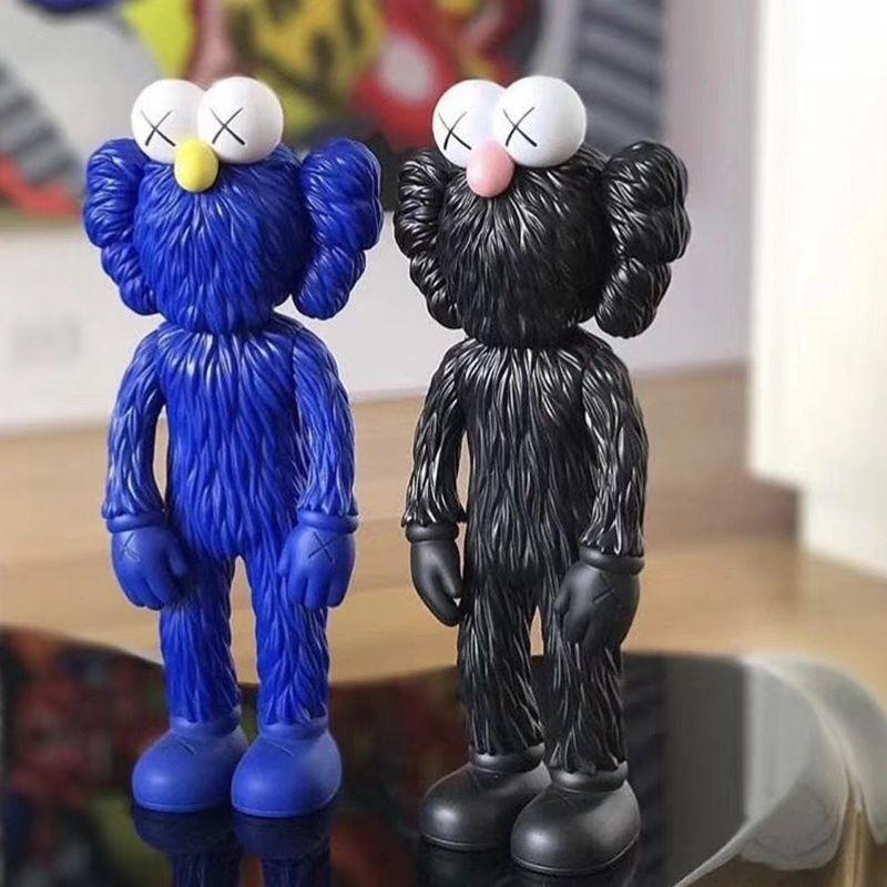 Vibrant 12-inch Kaws Exhibition Sesame Street Kaws Bff Pvc Doll For Collectors