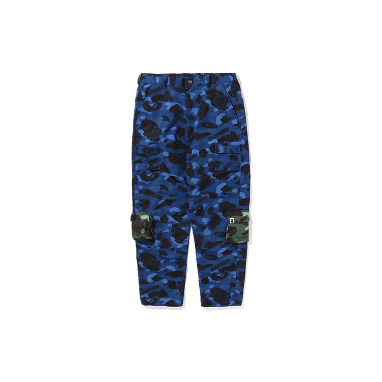 A BATHING APE X UNDEFEATED Camo Multi Pouch Tasche Hose UI2BGWP01M