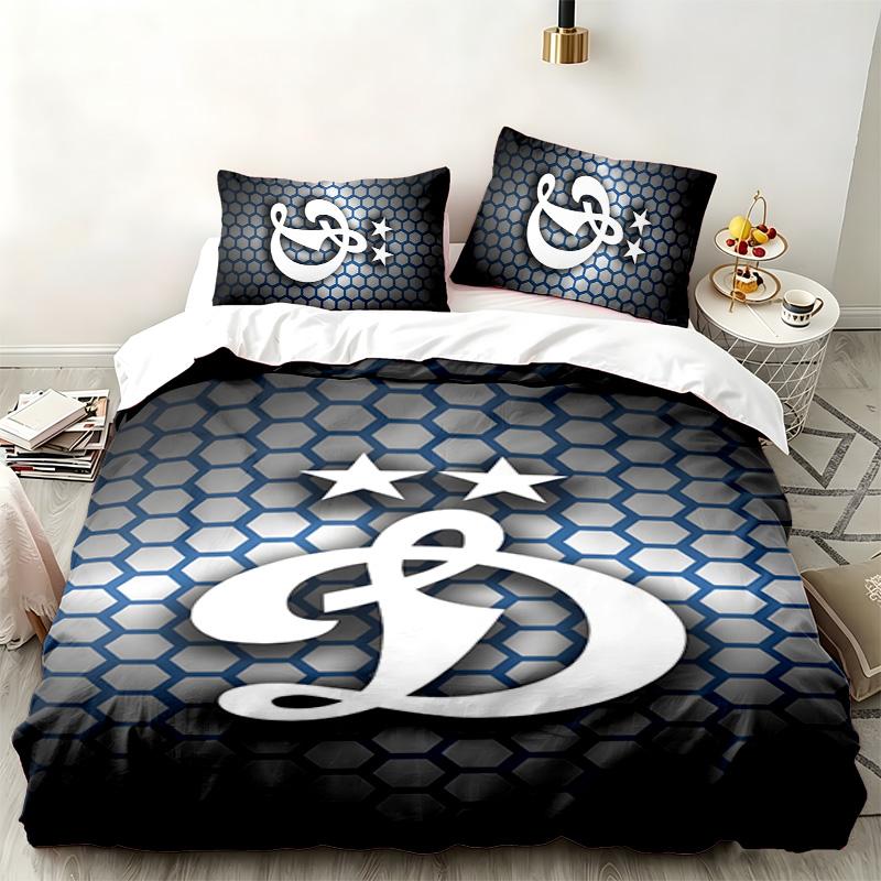 FC Dinamo Minsk 3pc Set Perfect for Bedroom Use Comfortable Bedding Set Includes a Duvet Cover and Two Pillowcases Ideal Birthday or Christmas Gift