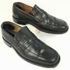 CHEANEY Vintage Tag Coin Loafer Business Shoes Black Size 8 26.5 Men’s