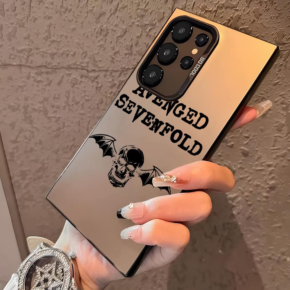 A-Avenged Sevenfold Handyhülle Für Samsung Galaxy S25 S24 S23 S22 S21 Ultra Plus 5G Glänzende TPU Stoßfeste Hülle Geschenk