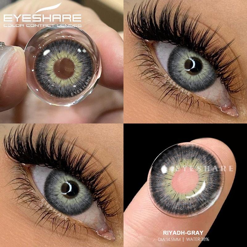 1 Paio Nuovi Colori Lenti a Contatto per Occhi Pupille Grigie Lente Moda Lenti Blu Lenti a Contatto Verdi Lente Occhi Colorata Annuale