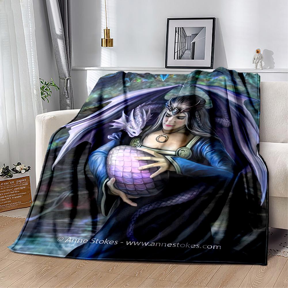 Gothic Style Blanket Durable Comfort Great for Couch Office Chair Picnics Four Seasons Multipurpose Modern Ideal Gift for Friends Family Couples Picni