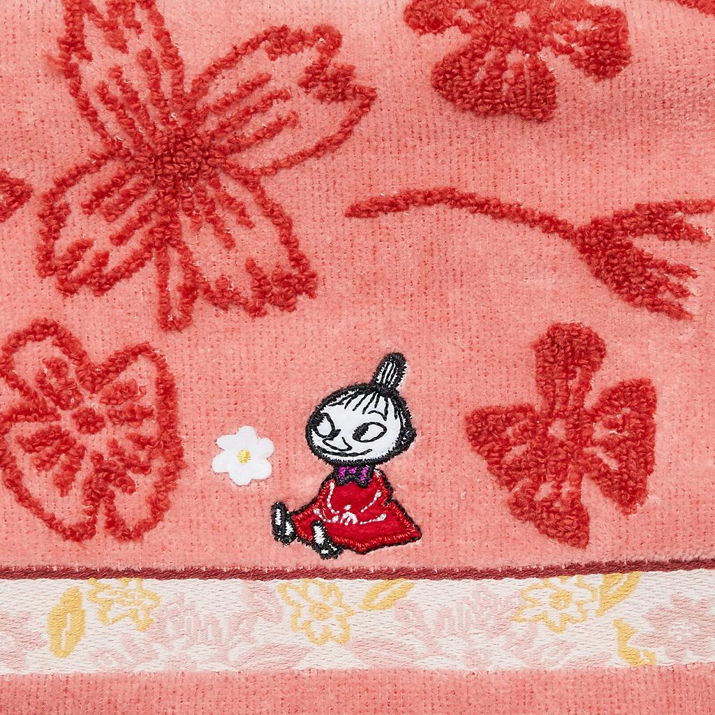Moomin Little My Flower Garden Mini Floral Bag, Pink, Print, Toweling, 47-8277230