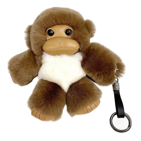 Monkey Doll Plush Toy Soft Cuddly Three-Dimensional Lucky Long Arm Monkey Doll Car Hanging Ornament