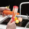 1pc Stainless Steel Multifunctional Storage Type Peeler for Vegetables and Fruits - Ideal for Kitchen Use - Vegetable Peeler