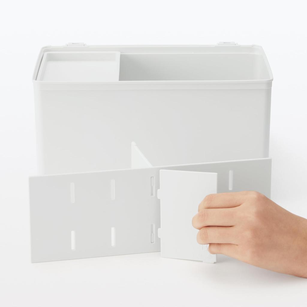 MUJI Polypropylene First Aid White KG0WYA4S Kit, Gray,